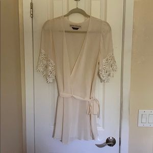 Stone Cold Fox Silk Robe